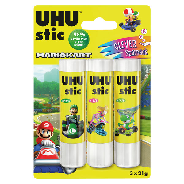 Bild von UHU Klebestifte stic Mariokart