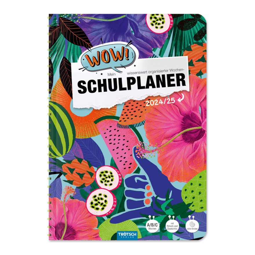 Bild von TRÖTSCH WOW-Schulplaner Tropic 24/25