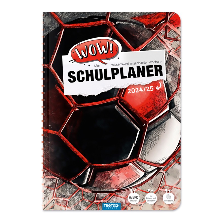 Bild von TRÖTSCH WOW-Schulplaner Fußball 24/25