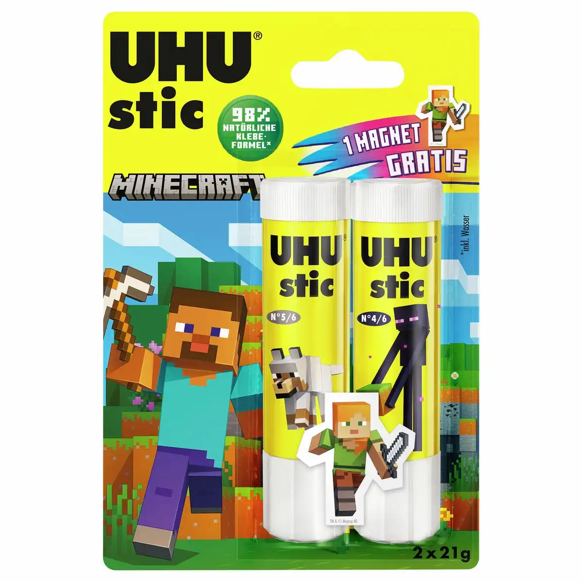 Bild von UHU Klebestifte MINECRAFT