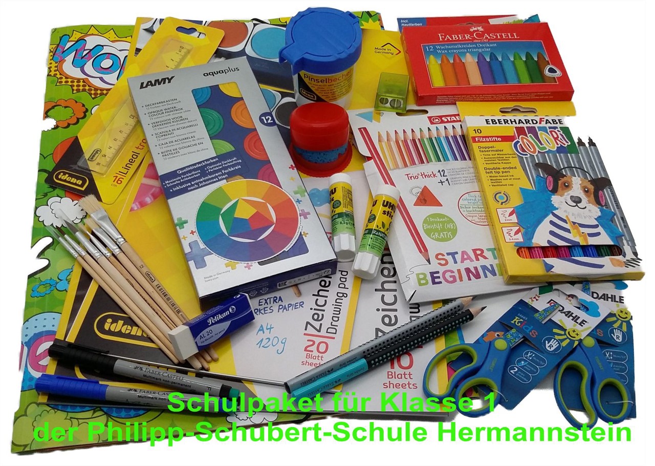 Bild von Schulpaket 2025 Philipp-Schubert-Schule Wetzlar Klasse 1
