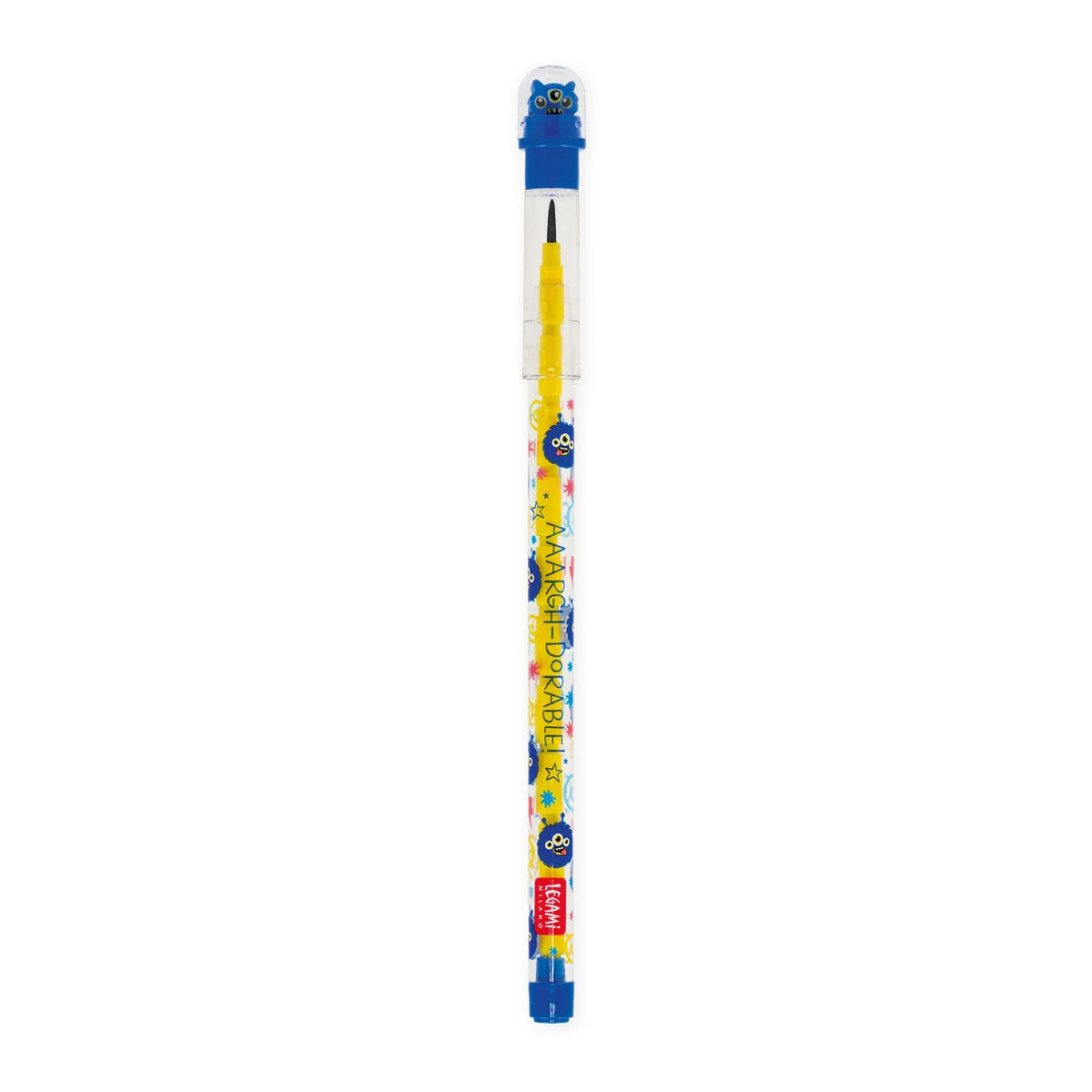 Bild von Stapelbarer Bleistift mit Radiergummi - Monster