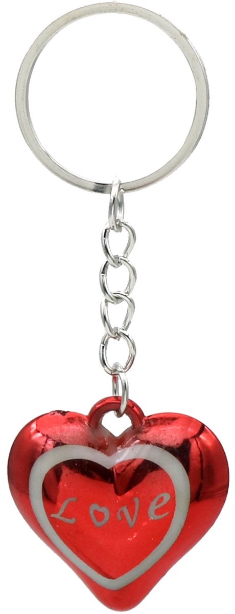 Bild von Schlüsselanhänger Herz rot, 3.5 cm