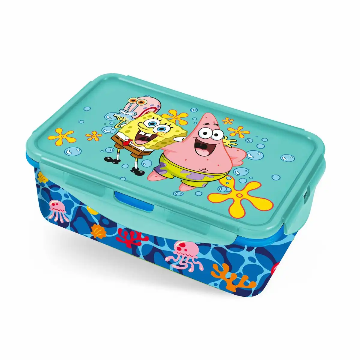 Bild von Brotdose Spongebob Schwammkopf Lunch To Go grün/blau/gelb