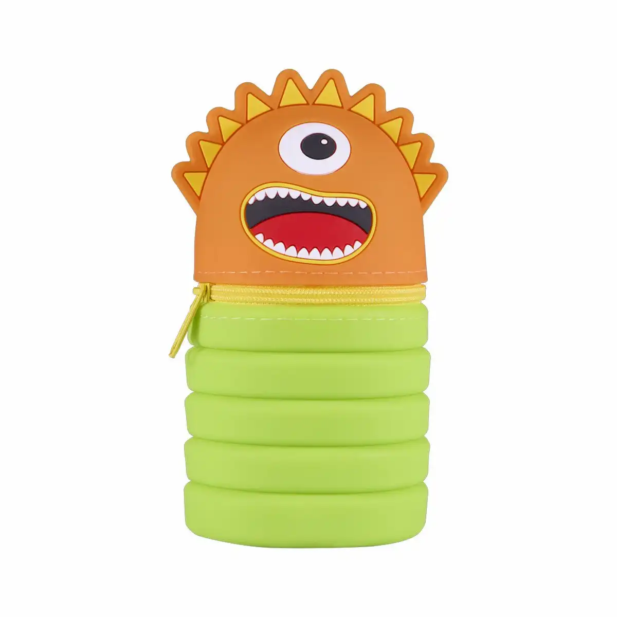Bild von IDENA Schlamper Soft Touch Silikon orange/grün