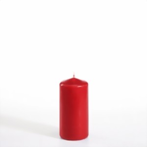 Bild von Stumpenkerze 100 mm rot
