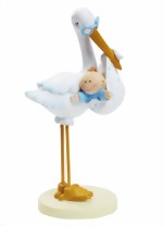 Bild von CREApop Storch mit Babyboy