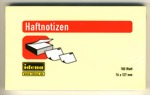 Bild von IDENA Haftnotizen gelb
