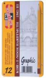 Bild von Graphit-Zeichenstifte Set "Graphik" 1502/III

