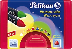 Bild von PELIKAN Wachsmalstifte dreieckig wasserfest
