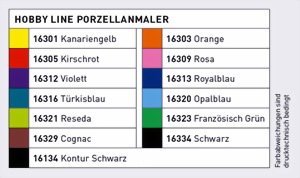 Bild von Hobby Line Porzellanmaler 160°C
