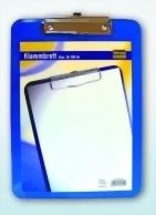 Bild von IDENA Klemmbrett transparent blau
