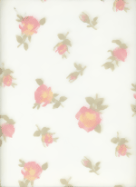 Bild von Organza Deko-Stoff Rose (Meterware)