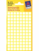 Bild von AVERY ZWECKFORM Markierungspunkte Ø 8 mm, weiß