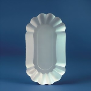 Bild von 250 Schalen oval  weiss