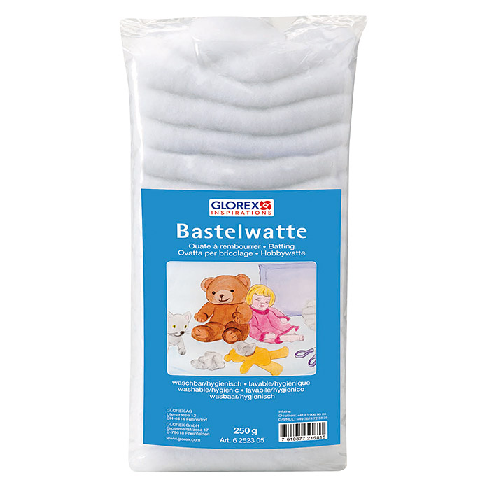 Bild von GLOREX Füllwatte 250 g