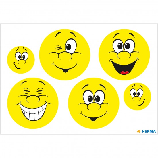 Bild von HERMA Reflektorsticker Happy Face