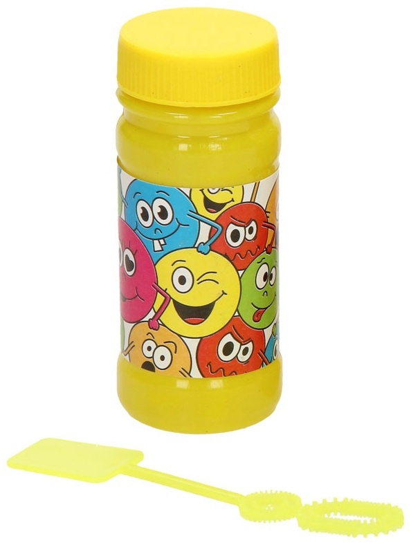 Bild von Seifenblasen-Dose mit Smiley-Motiven