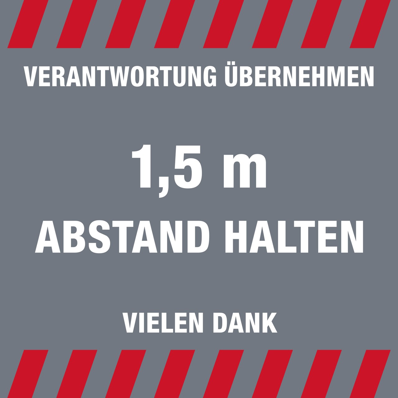 Bild von NOVUS Hinweismatte SMART 90 x 90 cm "Verantwortung übernehmen"