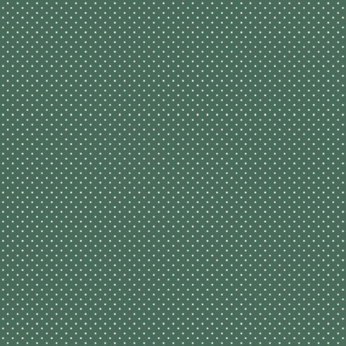 Bild von Baumwolle Design "Petit Dots" dunkelgrün