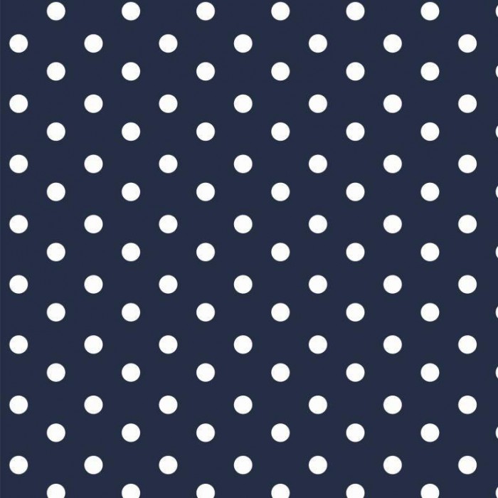 Bild von Baumwolle Design "Dots" dunkelblau