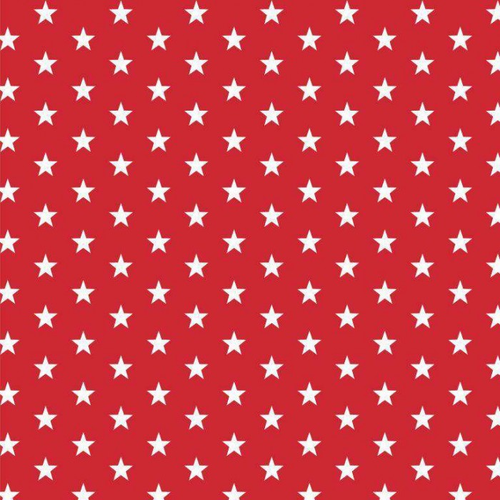 Bild von Baumwolle Design "Petit Stars" rot
